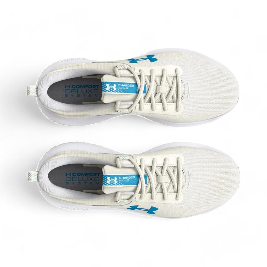 Zapatillas Mujer Under Armour Charged Revitalize Beige Azul
