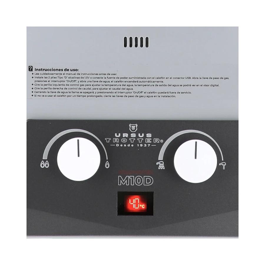 Calefón Ursus Trotter Komfortek M10-D Gas Licuado 10 Litros