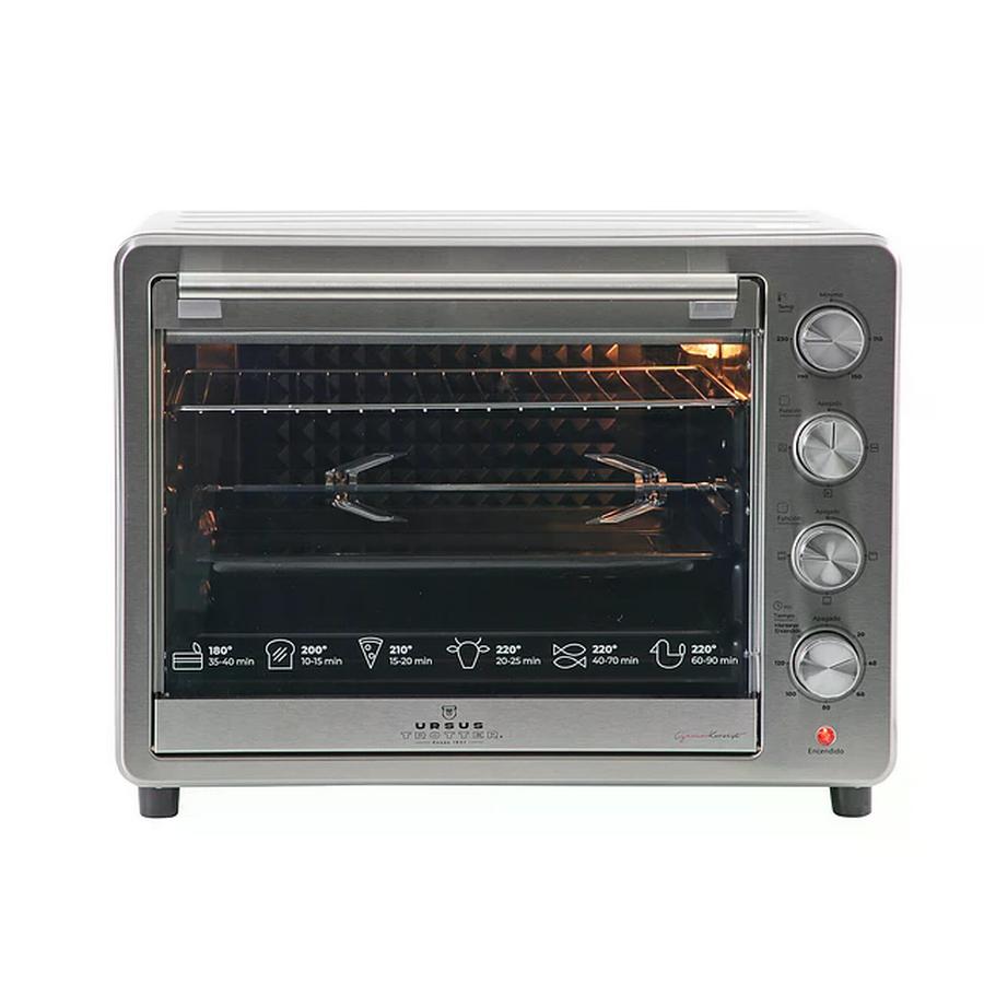 Horno Eléctrico 60 Lts Ursus Trotter Ut-Backofen Gris