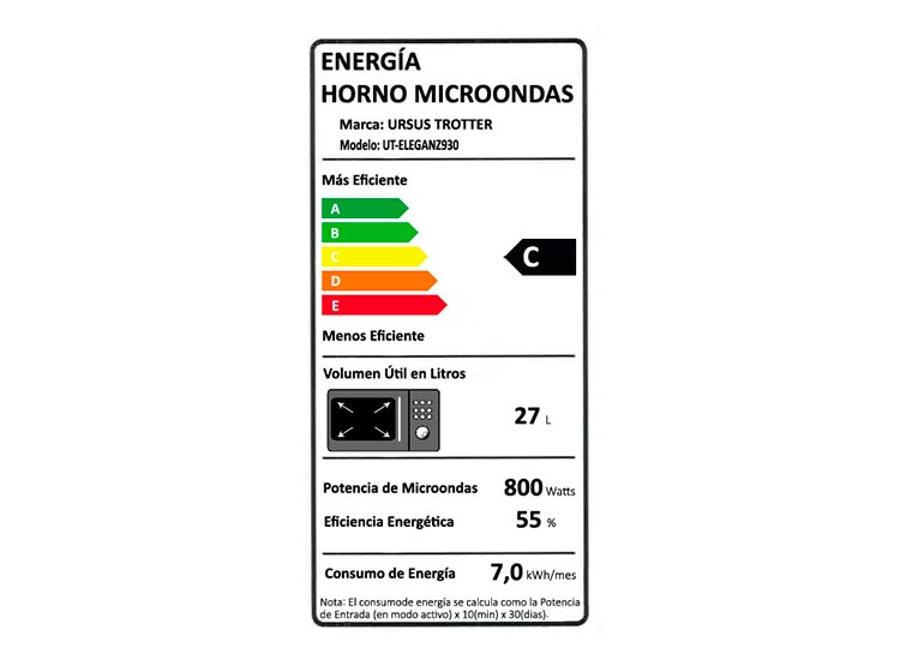 Microondas Digital UT-ELEGANZ930 