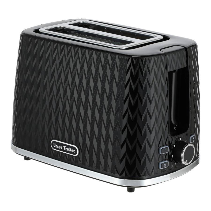 Tostador De Pan Ursus Trotter Thrones 2 Rebanadas Negro