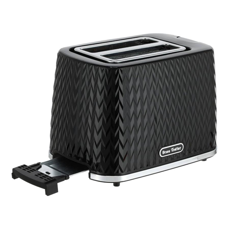 Tostador De Pan Ursus Trotter Thrones 2 Rebanadas Negro