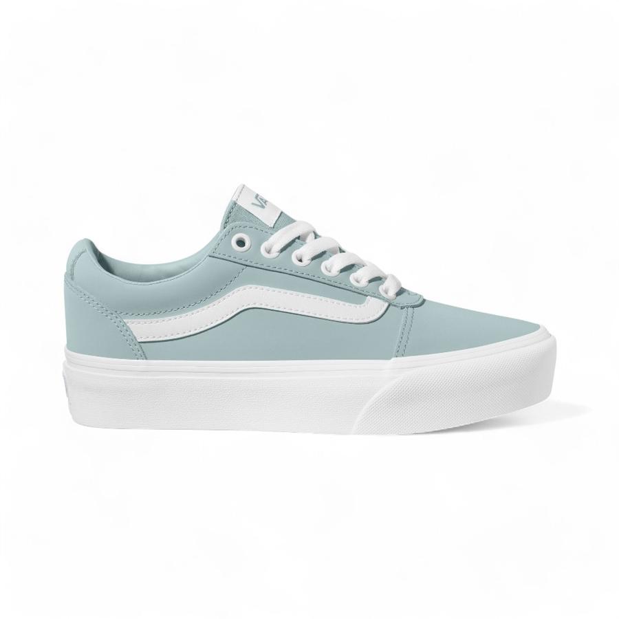 Zapatillas vans celestes on sale