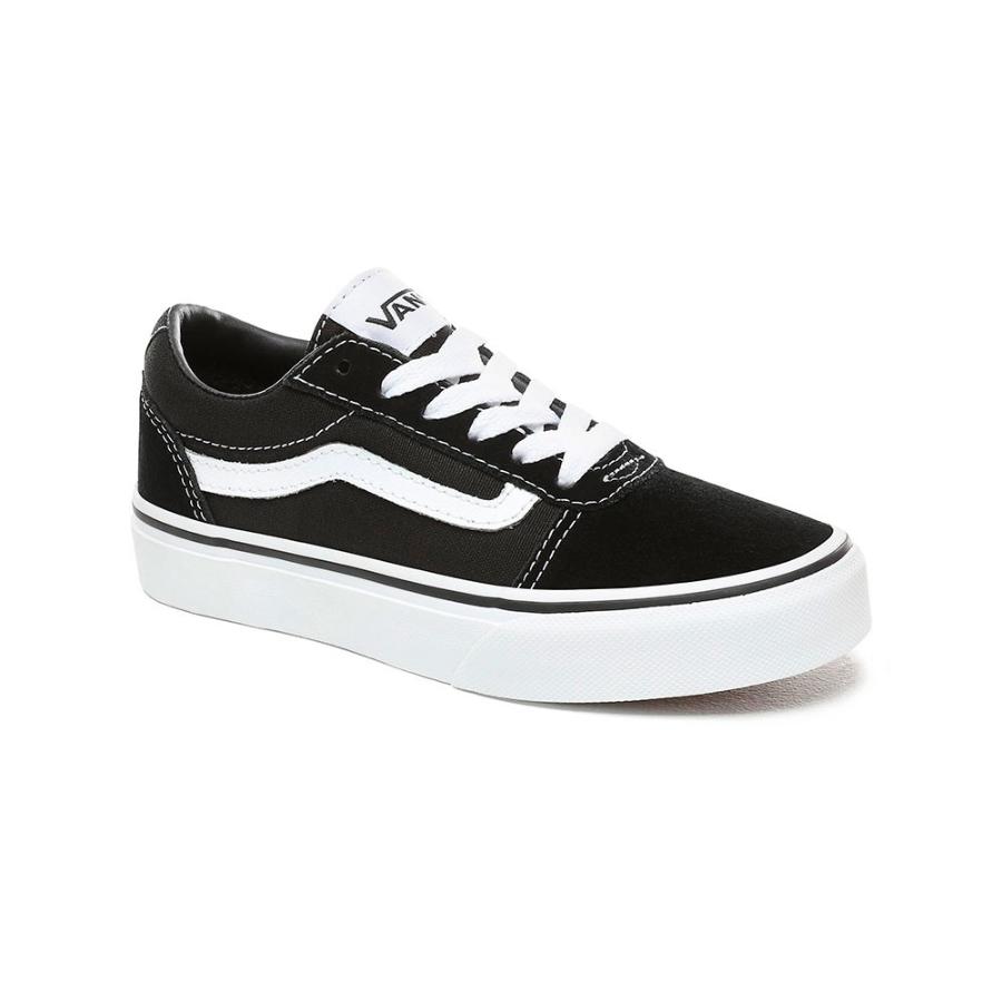 Zapatilla Urbana Nino Vans Ward Negro