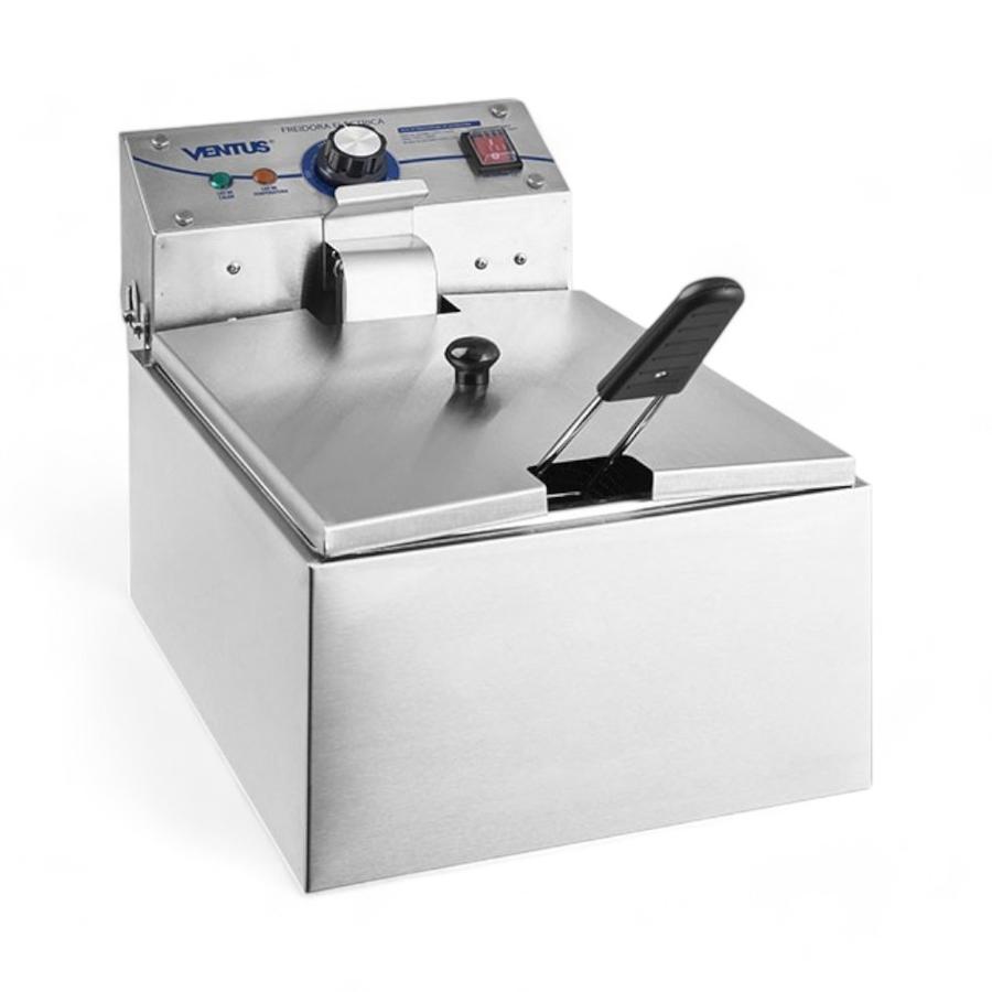 Freidora Eléctrica Ventus VFS-061 6 Litros 1 Deposito Inox