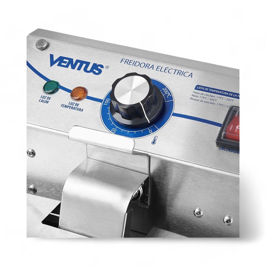 Freidora Eléctrica Ventus VFS-061 6 Litros 1 Deposito Inox