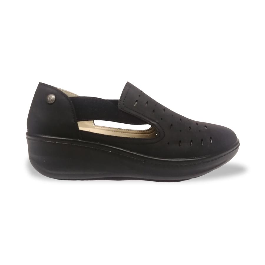 Mocasin Confort Mujer Via Rosmini Riad Negro