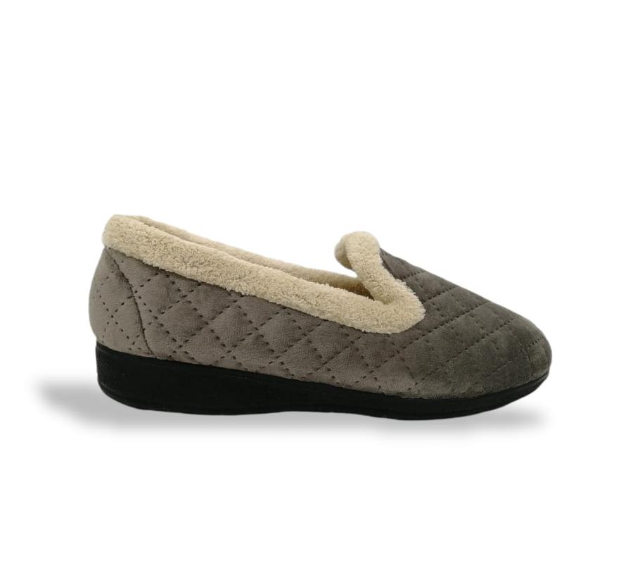 Pantufla Mujer Via Rosmini Au81-37 Gris