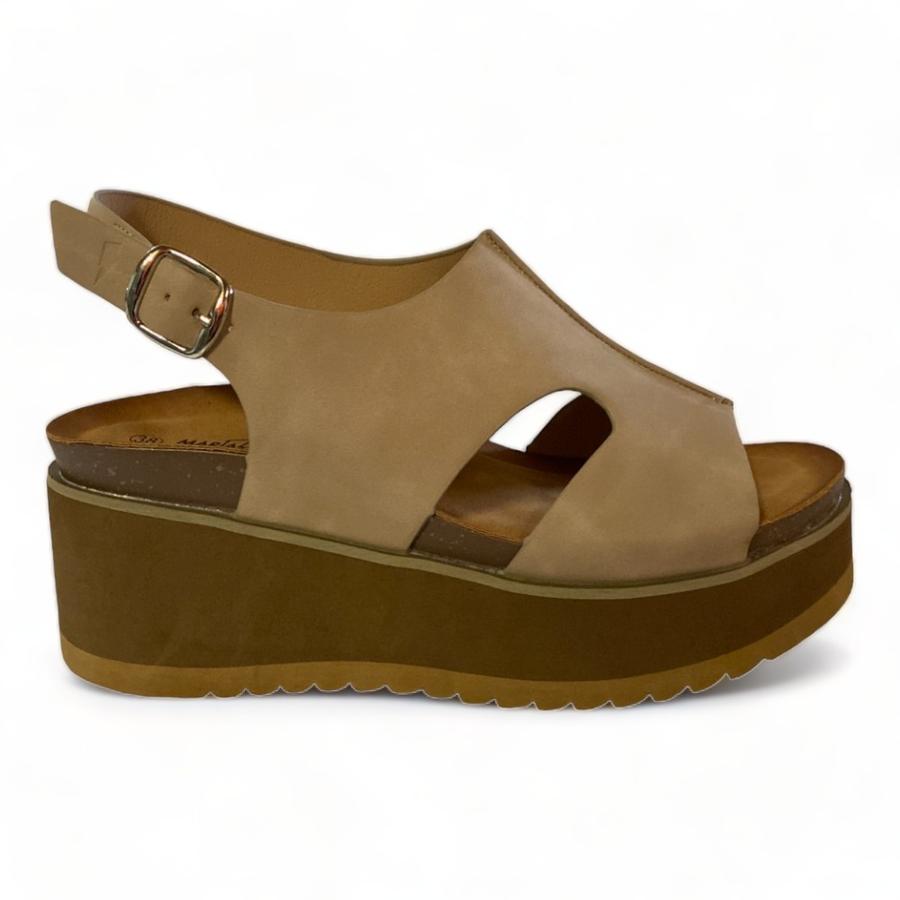 Sandalia Mujer Via Rosmini Speri Beige
