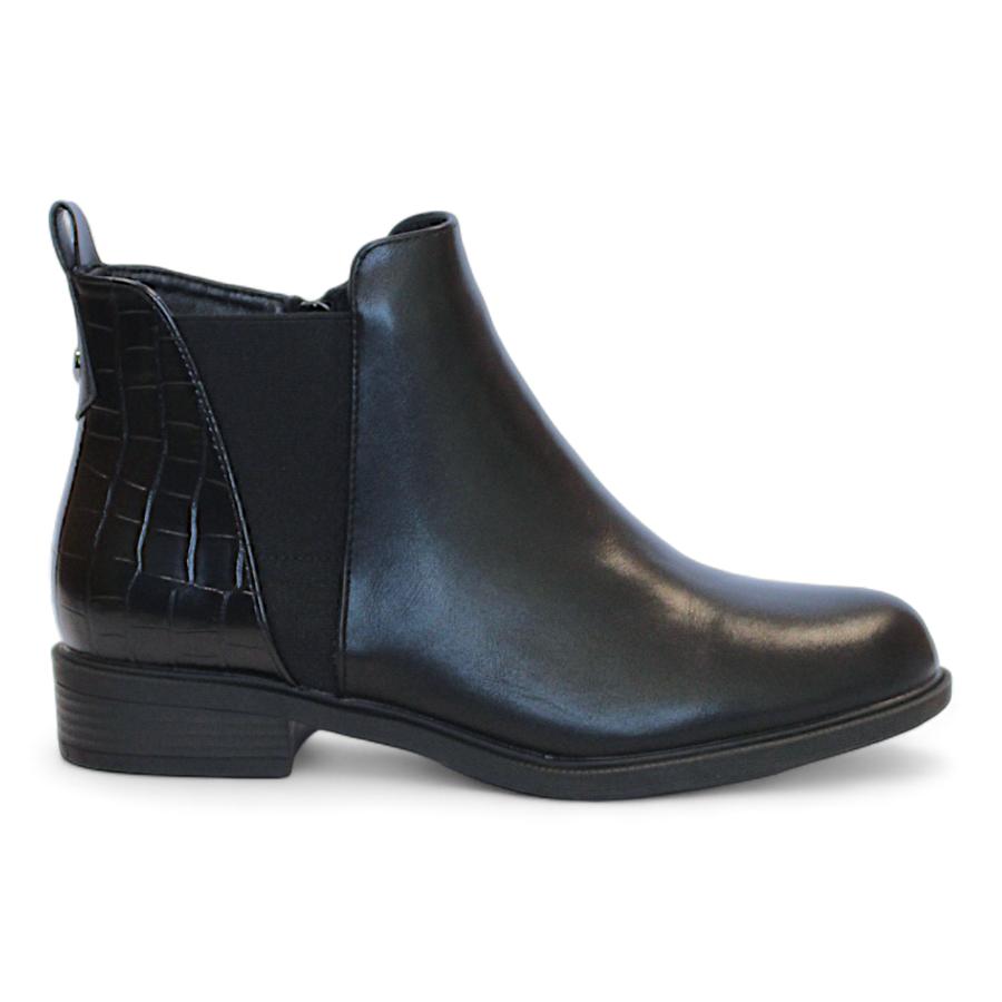 Botin Casual Mujer Via Rosmini Pani Negro