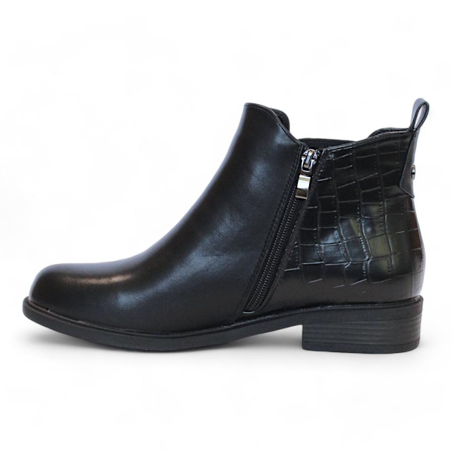 Botin Casual Mujer Via Rosmini Pani Negro