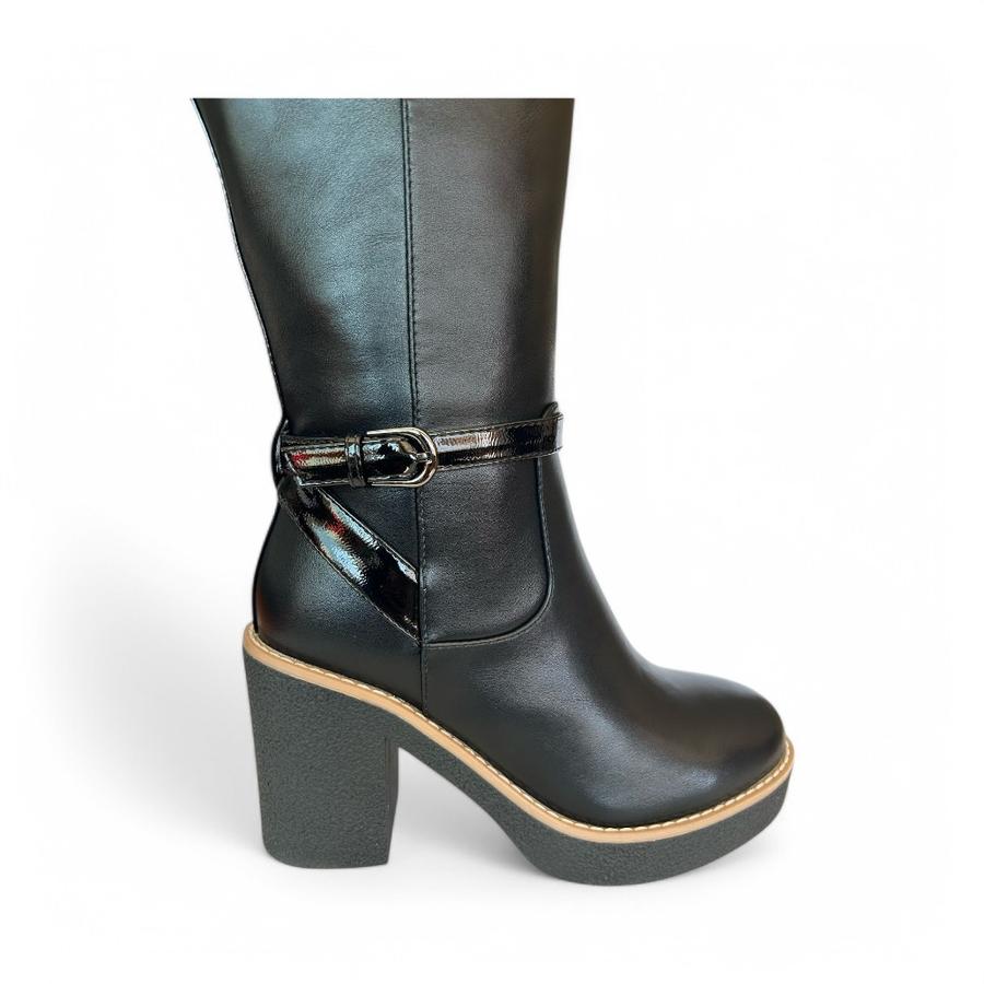 Bota Mujer Via Rosmini Dozi Negro