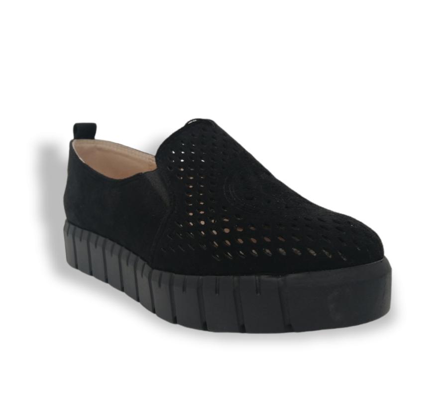 Mocasin Casual Mujer Via Rosmini Pintel Negro