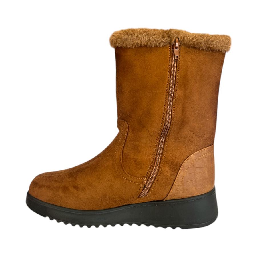 Bota Media Casual Mujer Via Rosmini Alosa Camel
