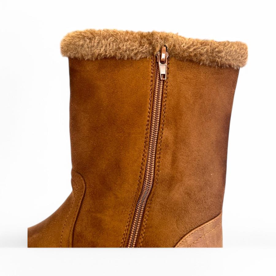 Bota Media Casual Mujer Via Rosmini Alosa Camel
