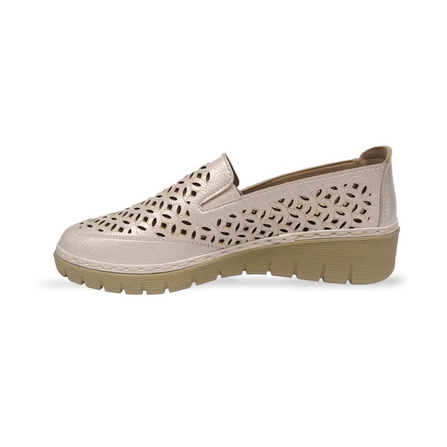 Mocasín Comfort Mujer Via Rosmini Henri Blanco