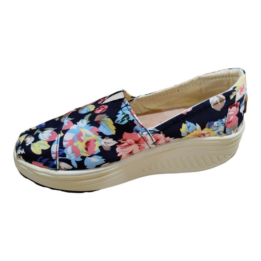 Zapatilla Mujer Via Rosmini Ferry Navy Rose