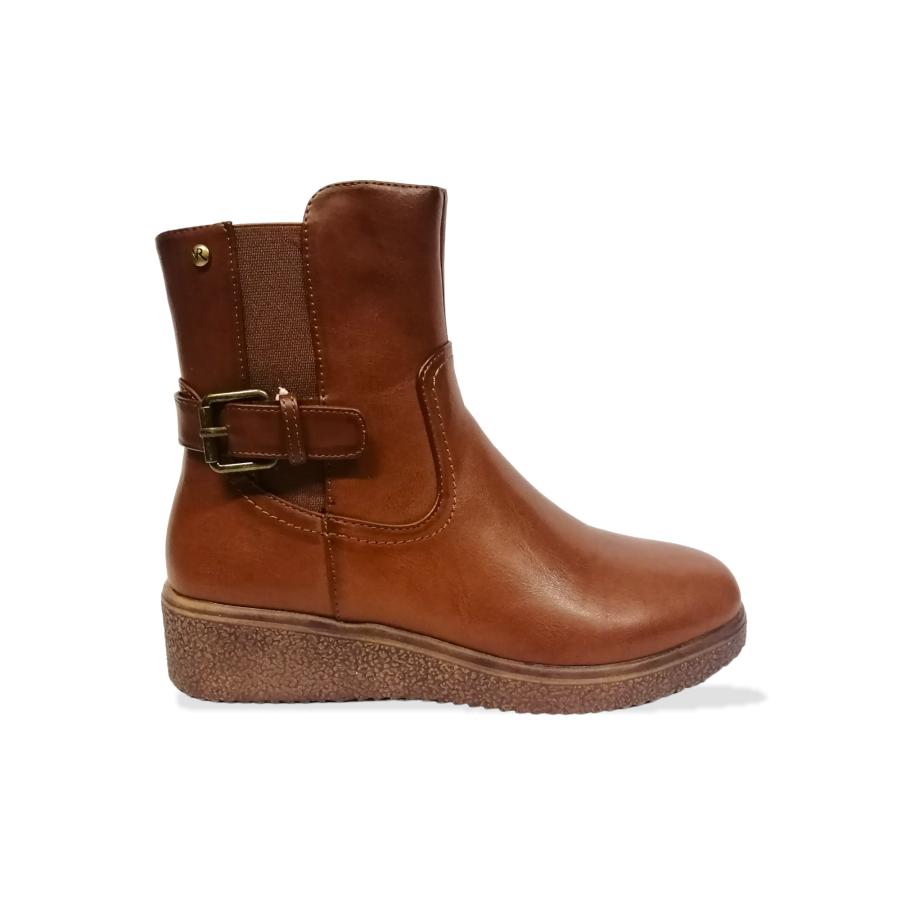 Botin Eco - Cuero Mujer Via Rosmini Magno Camel