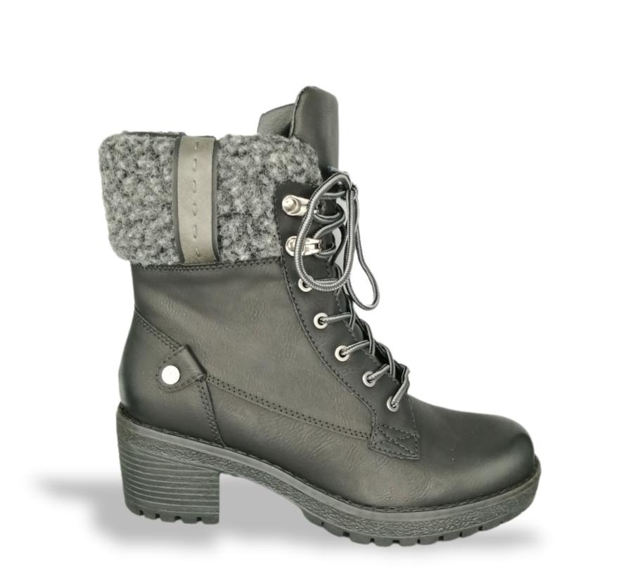 Bota Mujer Via Rosmini Pacetti Black