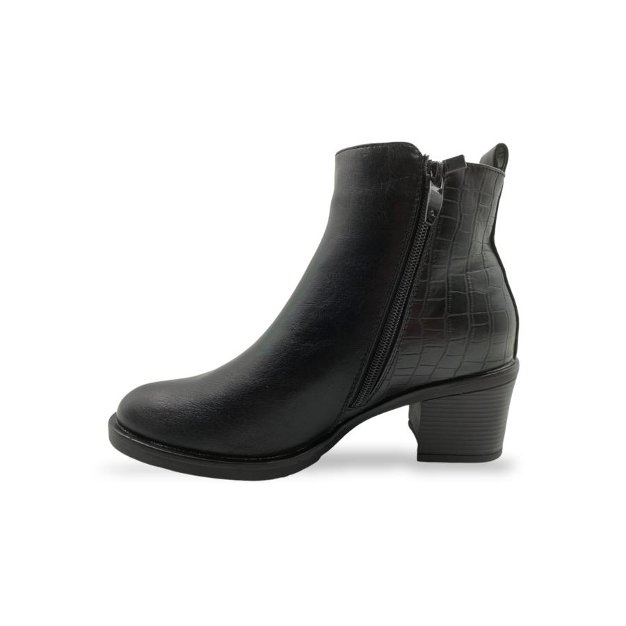 Botin Eco - Cuero Mujer Via Rosmini Nievo Negro