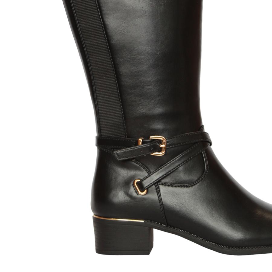 Bota Mujer Via Rosmini Asqui Negro