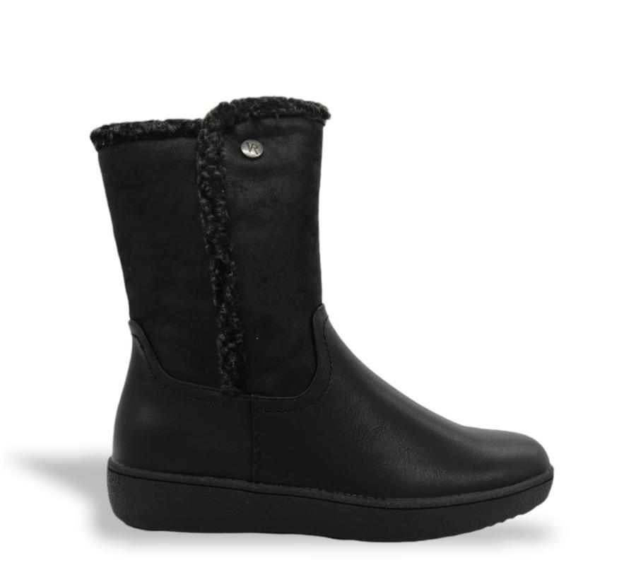 Botin Mujer Via Rosmini Sauli Negro