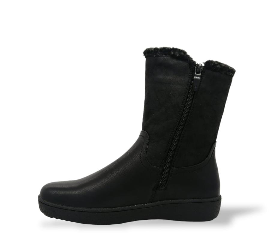 Botin Mujer Via Rosmini Sauli Negro
