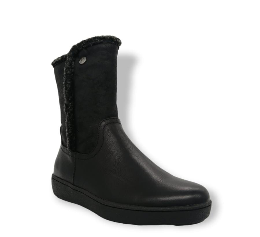 Botin Mujer Via Rosmini Sauli Negro