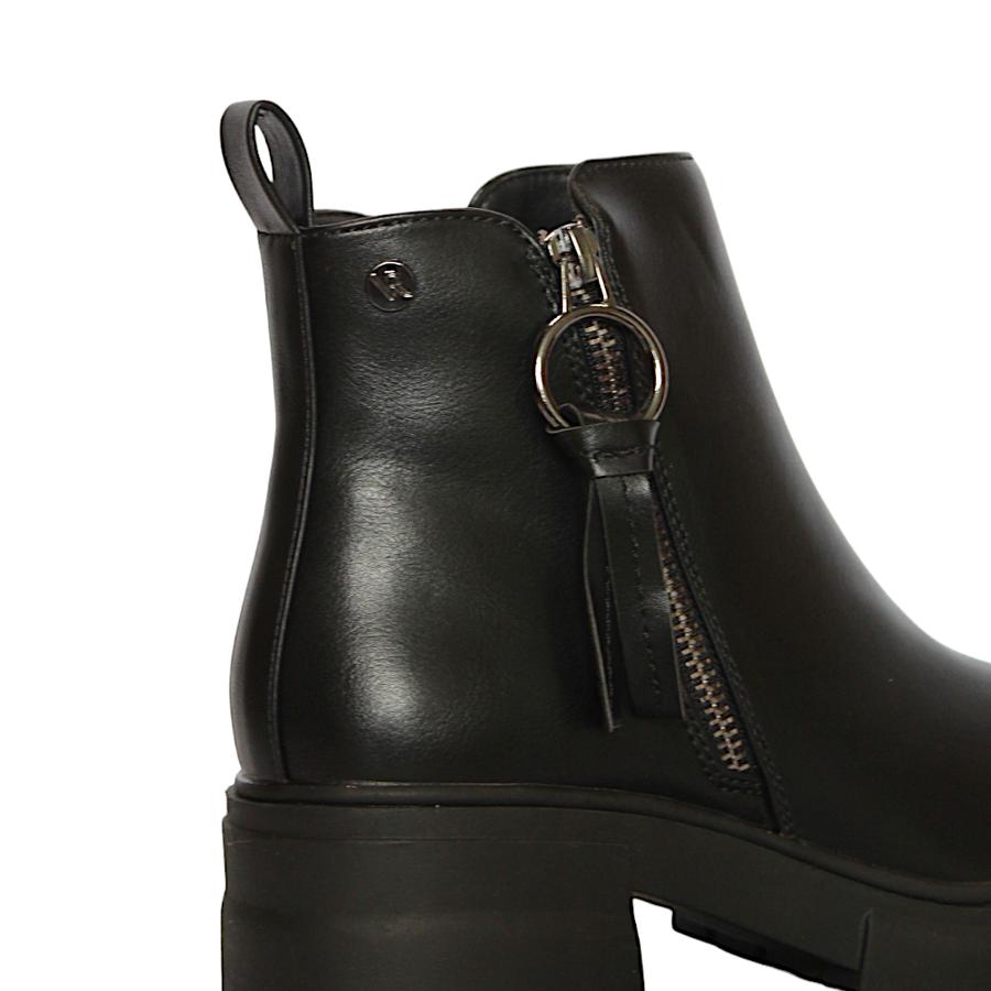 Botin Mujer Via Rosmini Ricambi Negro
