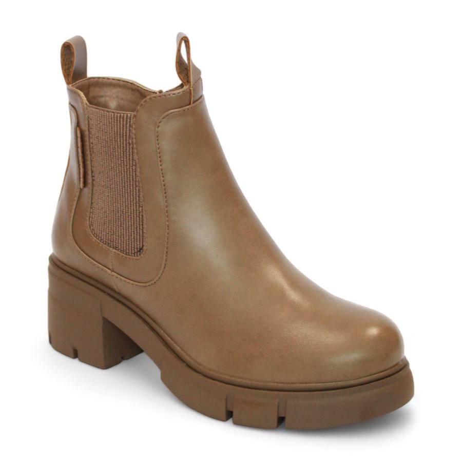Botin Mujer Via Rosmini Bardon Taupe