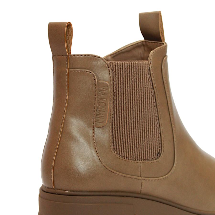 Botin Mujer Via Rosmini Bardon Taupe