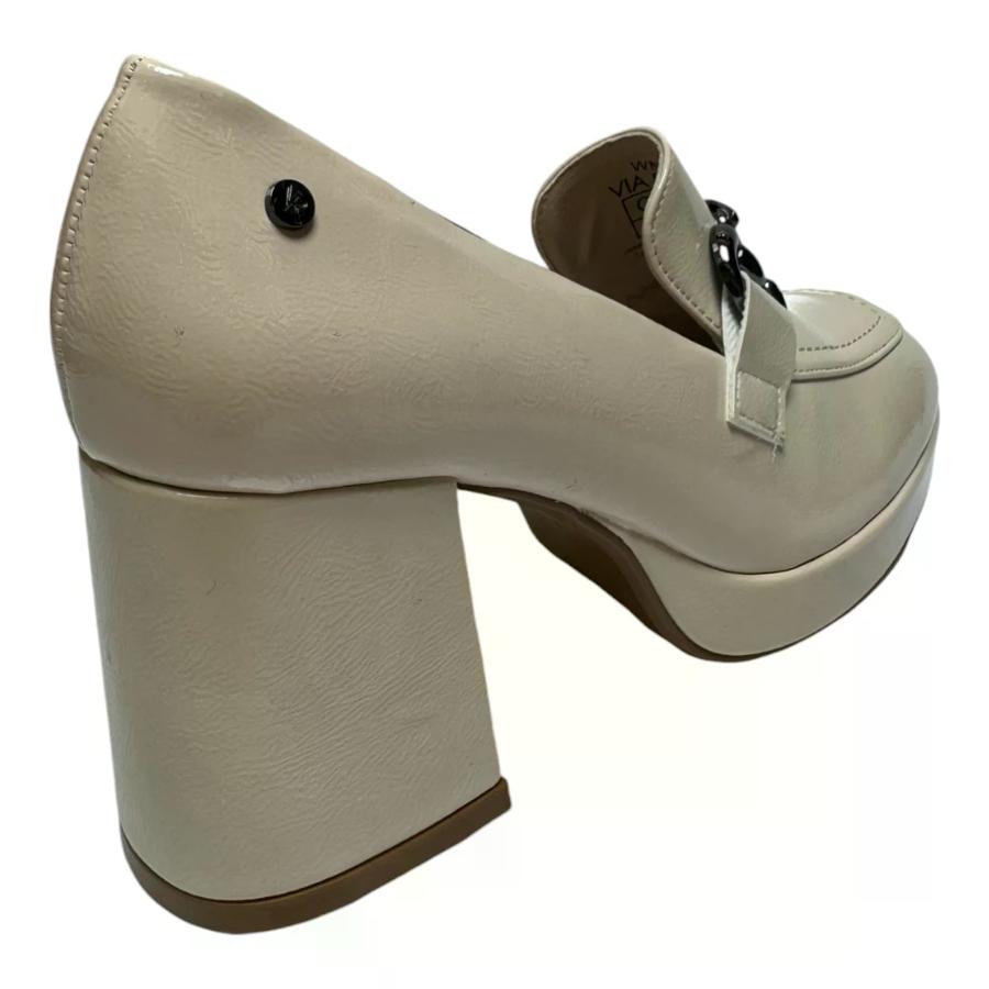 Mocasin Casual Mujer Via Rosmini Lanzo Blanco