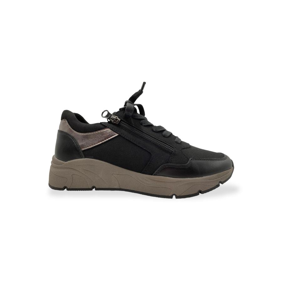Zapatilla Casual Mujer Via Rosmini Pasubio Negro