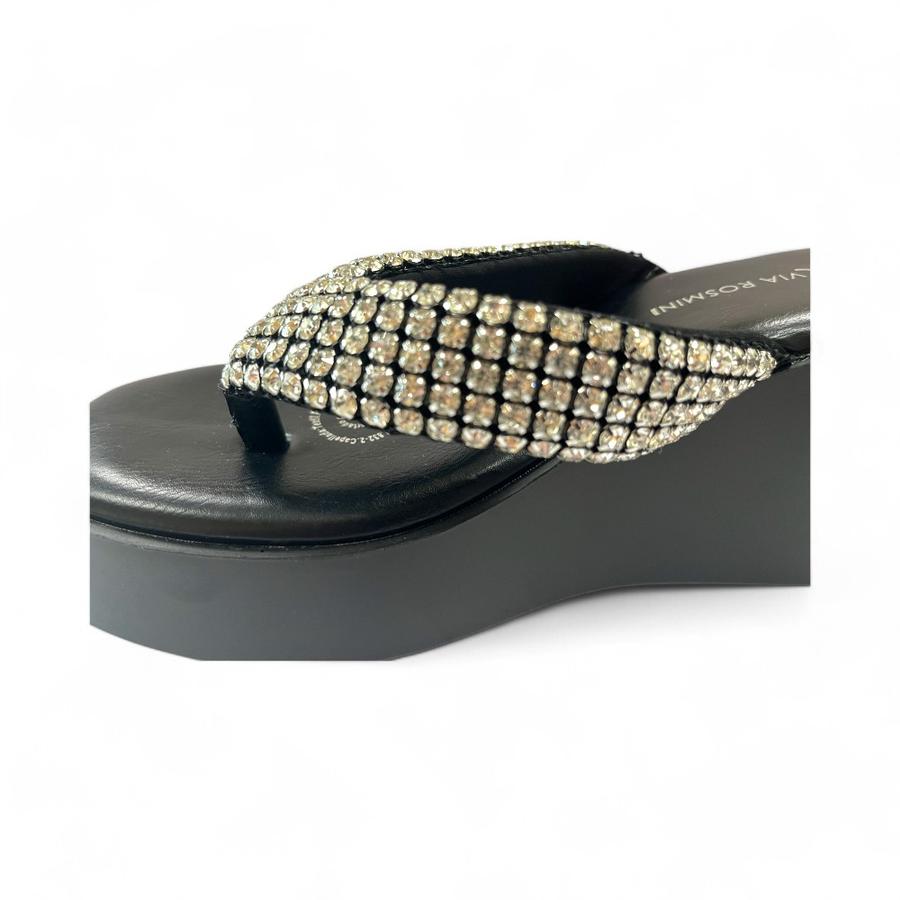Sandalias Mujer Via Rosmini Mosso Negro
