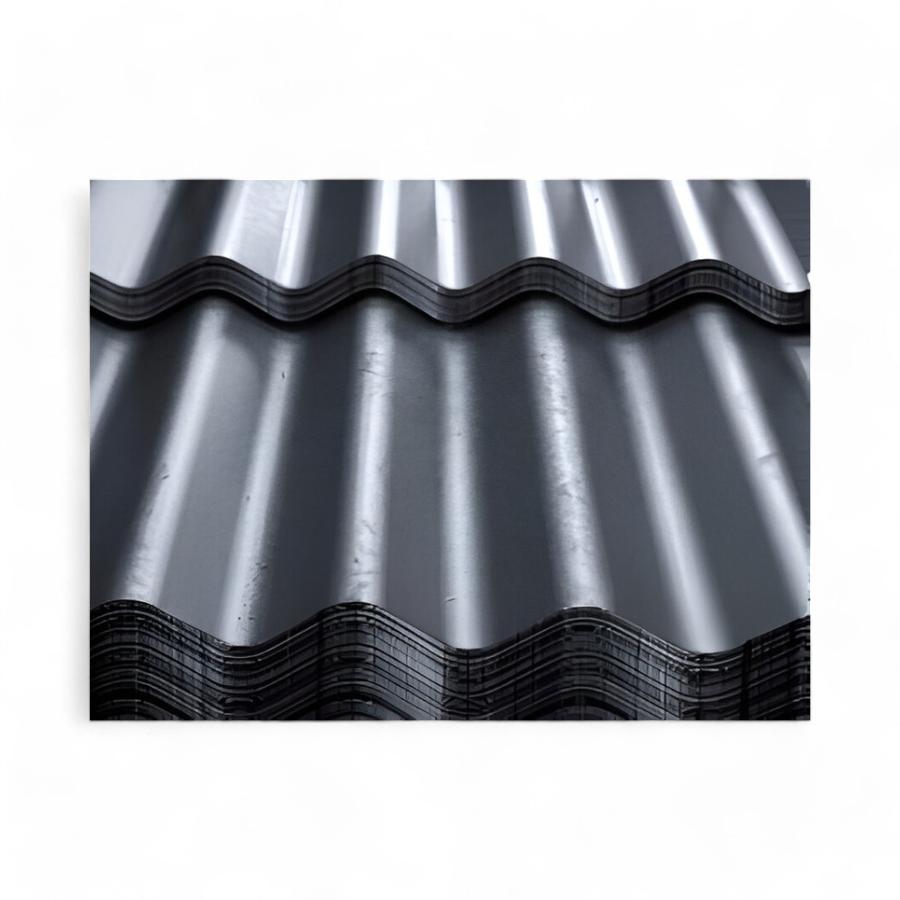 Plancha Zinc Acanalada Villalba Onda 3/4 0.35x851x4000 Mm