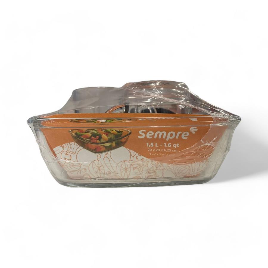 Asadera Cuadrada Vitta 1.5 Litros + 2 Tazones Aspen