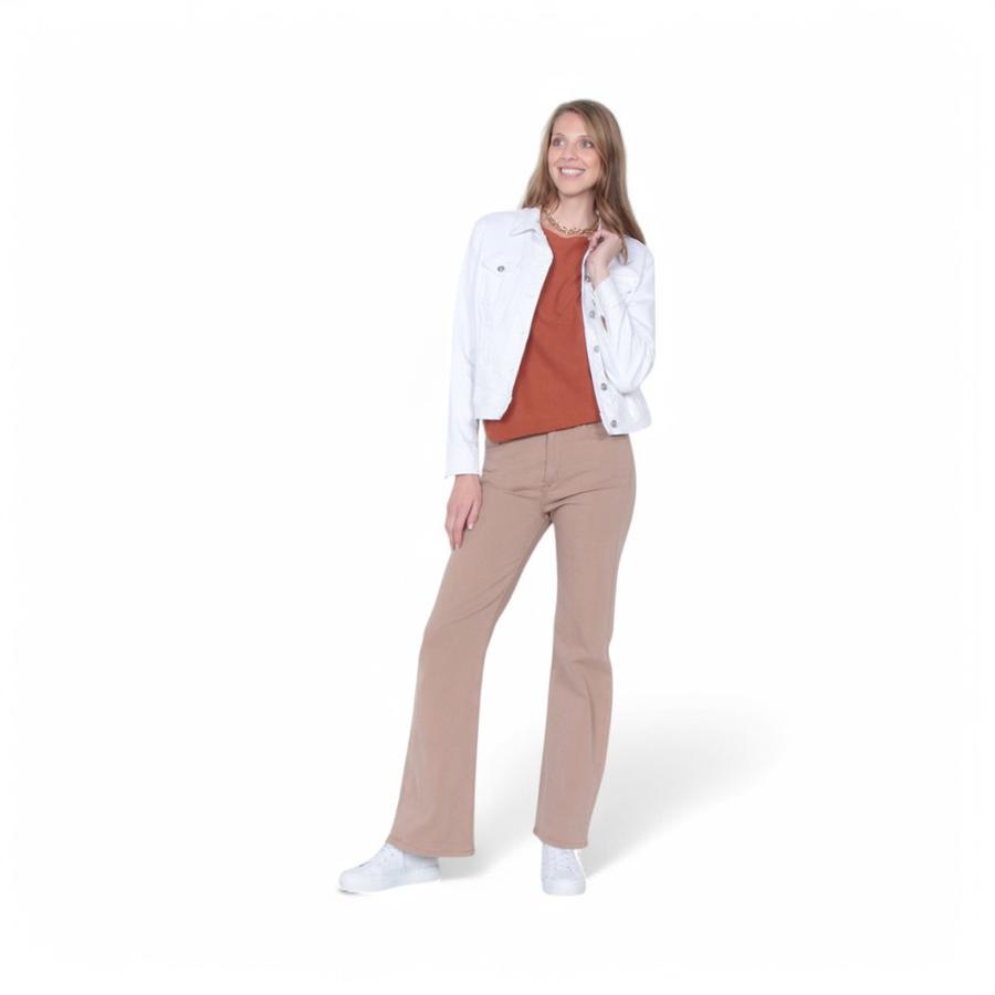 Sweater Mujer Wados 14754 Escote Redondo Naranjo Oxido