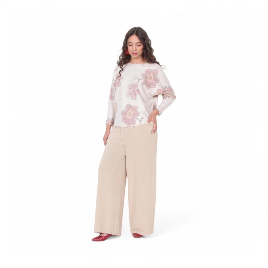 Sweater Mujer Wados 15012A Manga 3/4 Sublimado Crudo