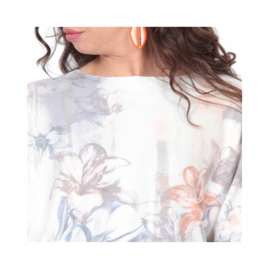 Sweater Mujer Wados 15012A Manga 3/4 Sublimado Blanco