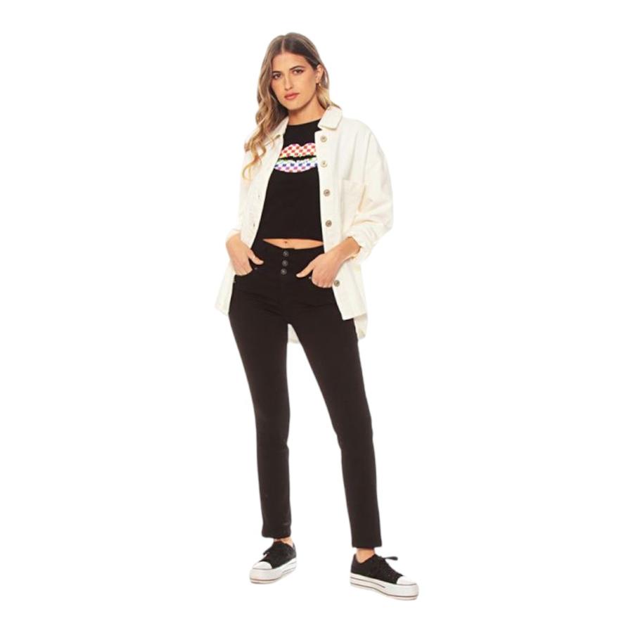 Jeans Pitillo Mujer Wados J36870 Negro