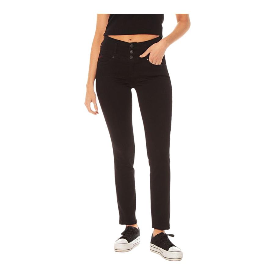 Jeans Pitillo Mujer Wados J36870 Negro