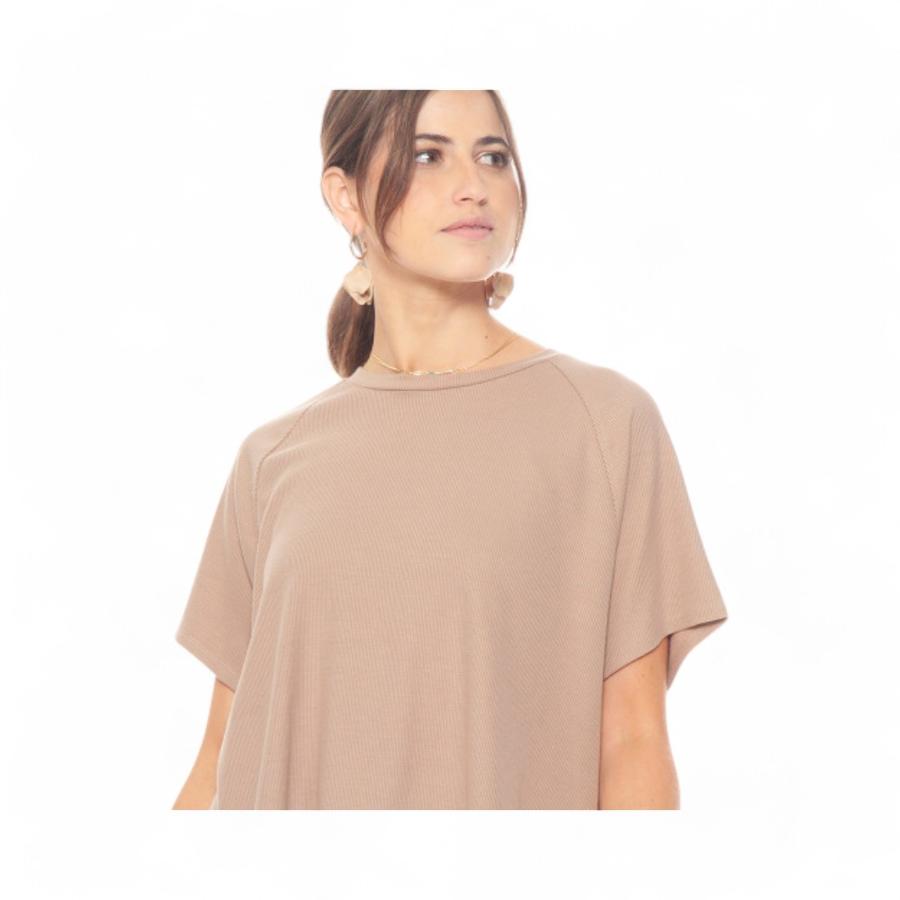 Polera Mujer Wados K682325 Solida Escote Redondo Khaki