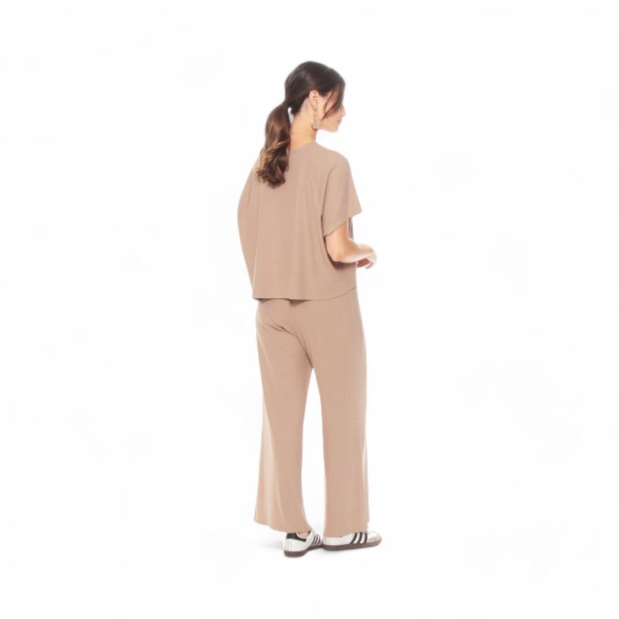 Polera Mujer Wados K682325 Solida Escote Redondo Khaki
