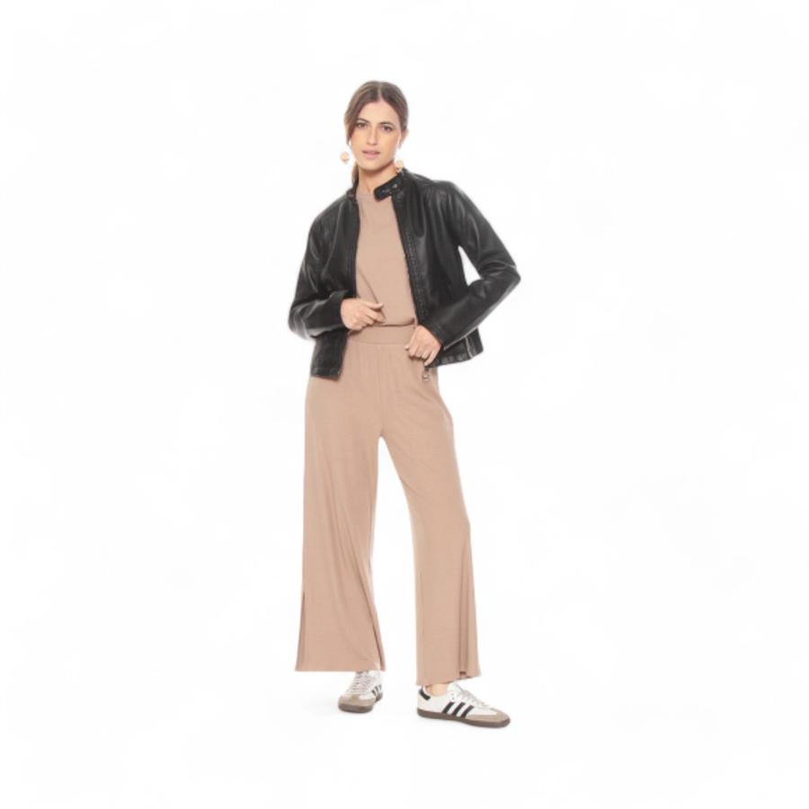 Polera Mujer Wados K682325 Solida Escote Redondo Khaki