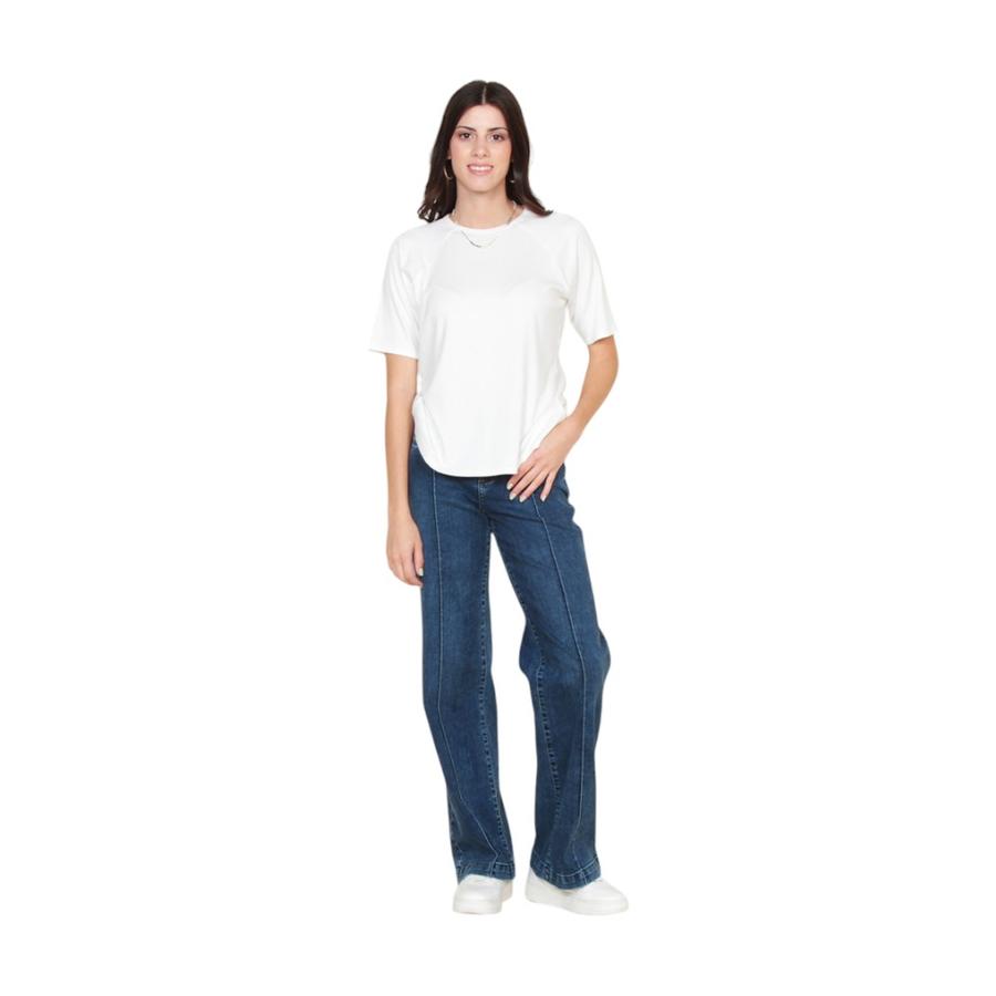 Polera Manga Corta Wados Mujer Blanco