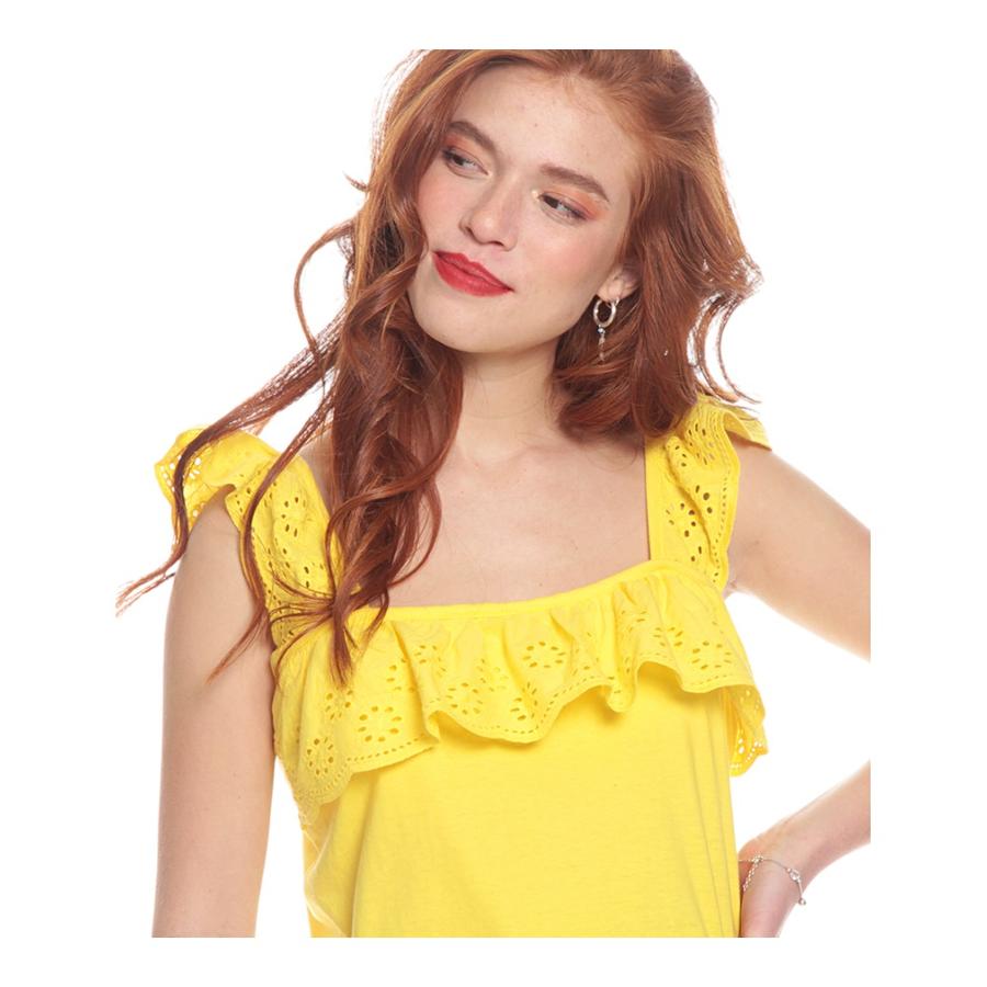 Polera Mujer Wados Broderie M4G6953C Amarillo