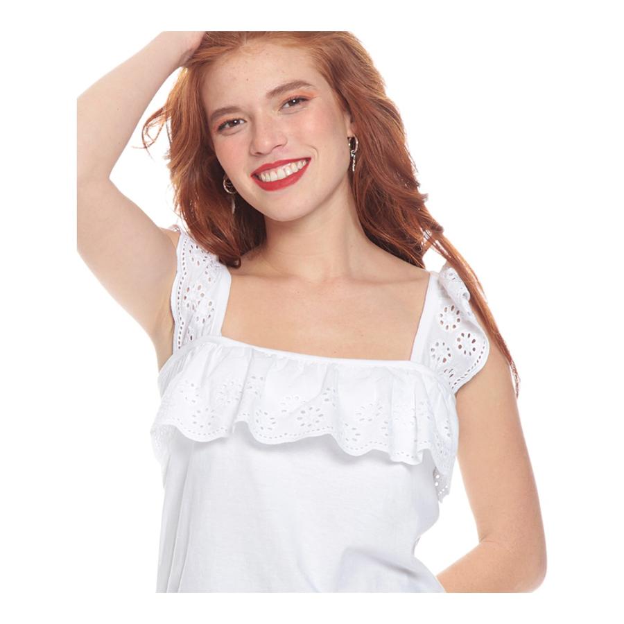 Polera Mujer Wados Broderie M4G6953C Blanco