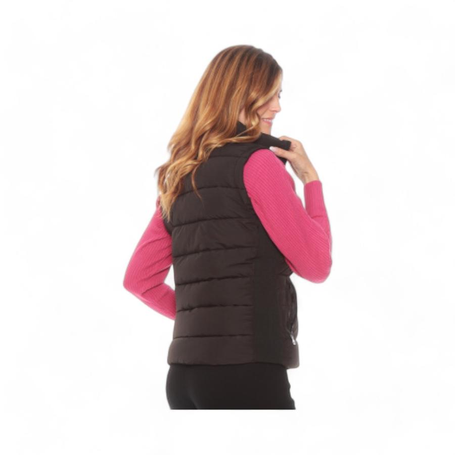 Parka Mujer Wados Sin Mangas Acolchado Negro