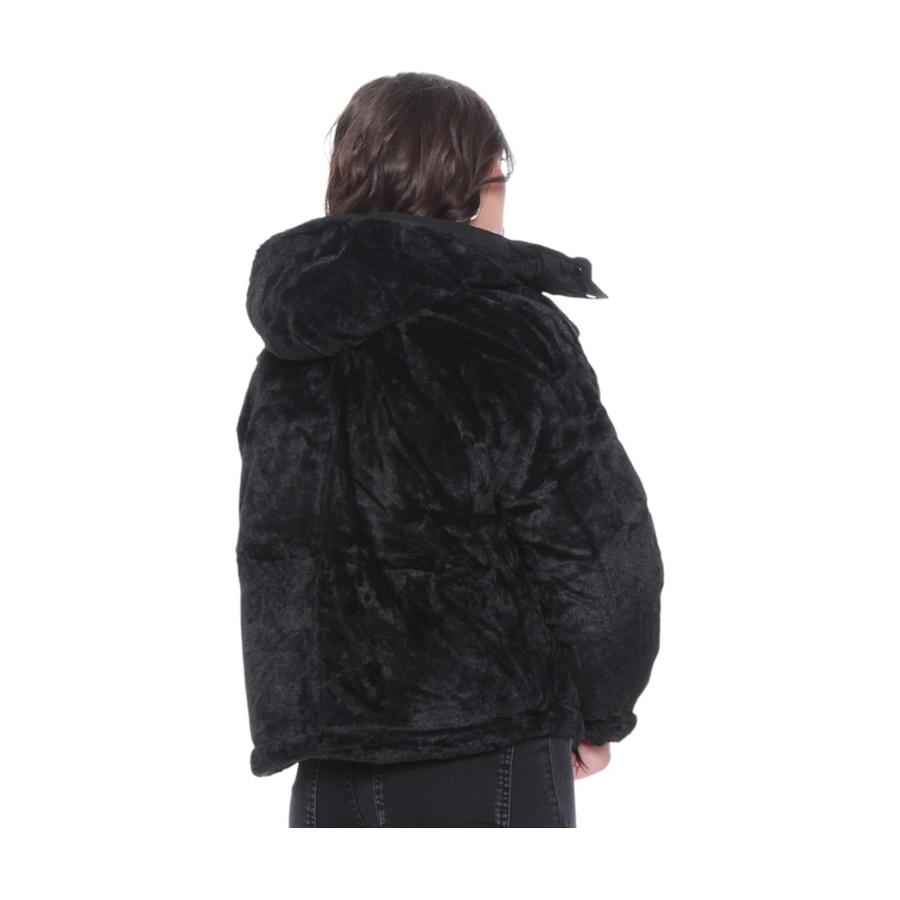 Parka Manga Larga Wados Mujer Reversible Negro