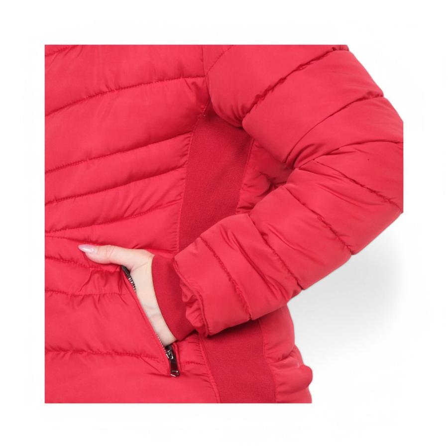 Parka Mujer Wados SN1263WA Con Gorro Full Zipper Rojo